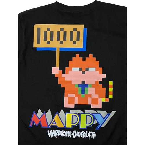 マッピー（ニャームコ・ブラック）Tシャツ