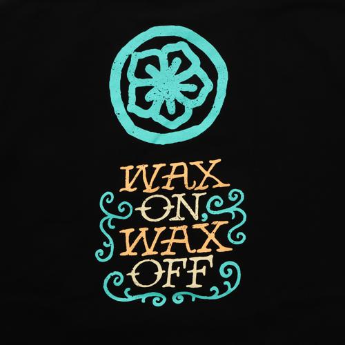 MIYAGI-DO WAX ON WAX OFF 2023 Tシャツ (ブラック）