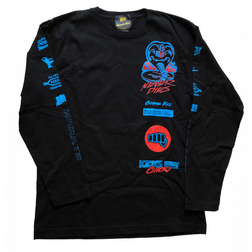 October Beast×コブラ会「NEVER DIES」ロングスリーヴＴシャツ