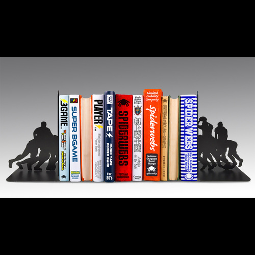 【ラグビー】シルエットブックエンド