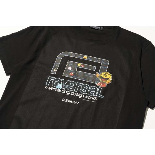 PACMAN NEON TUBE BIG MARK TEE ブラック