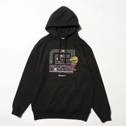 PACMAN NEON TUBE BIG MARK HOODIE ブラック