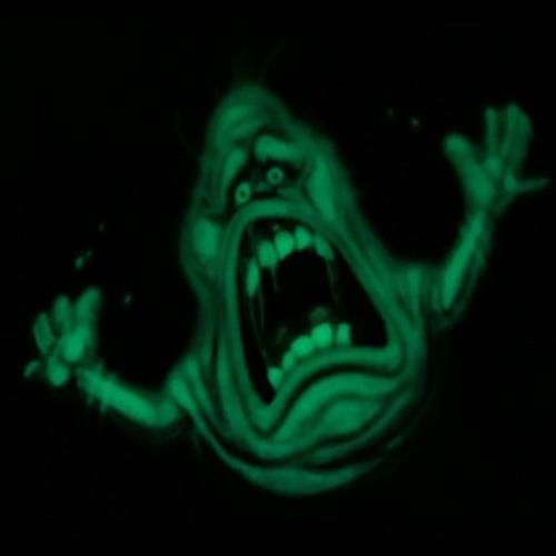 ゴーストバスターズ / 蓄光ステッカー スライマー（怯えver.）