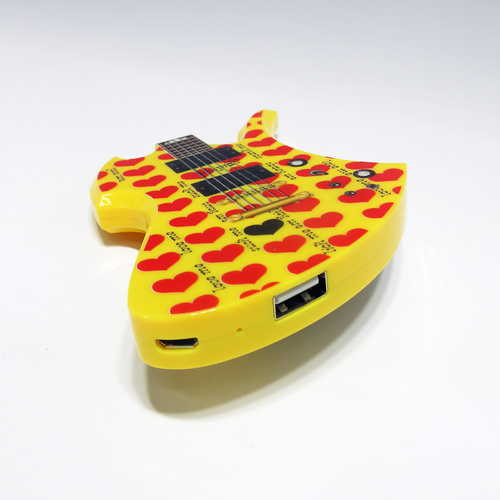 hide MODEL GUITAR (YELLOW HEART ver.)PLAYERS MOBILE BATTERY