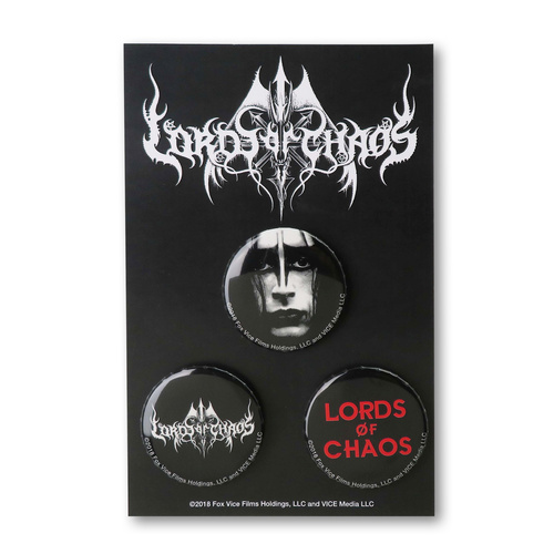 ロード オブ  カオス 缶バッジ3種セット / 「ロード オブ カオス」