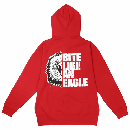 『コブラ会』 BITE LIKE AN EAGLE パーカー (RED) / XL